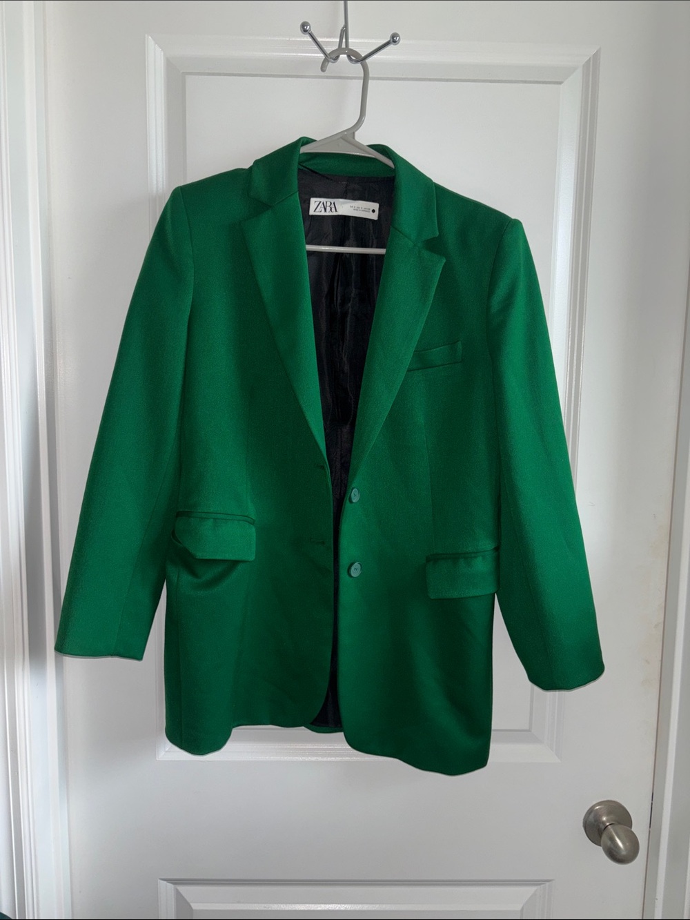 Zara Emerald Green Blazer - Tailored Look